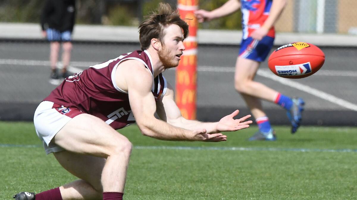 BIG STAGE: Matt Denham finds himself playing in a third consecutive BFL senior grand final in his first year with Melton.