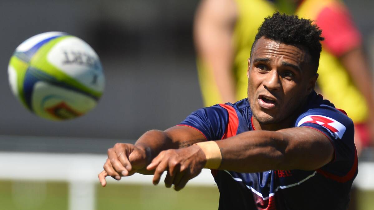 Melbourne Rebels recruit and Wallabies player Will Genia at the Ballarat training camp. Picture: Dylan Burns 