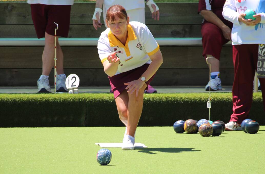 POISE: Invermay's Karen Pearcey waits for outcome of her draw shot on Sunday.