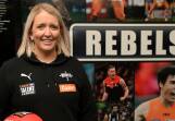 Rebels talent lead Brooke Brown - encouraged by the girls' fighting spirit.