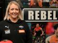 Rebels talent lead Brooke Brown - encouraged by the girls' fighting spirit.