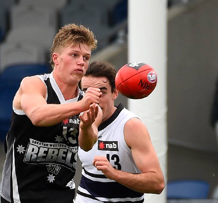 IN BLACK AND WHITE: Jay Rantall is Collingwood bound.
