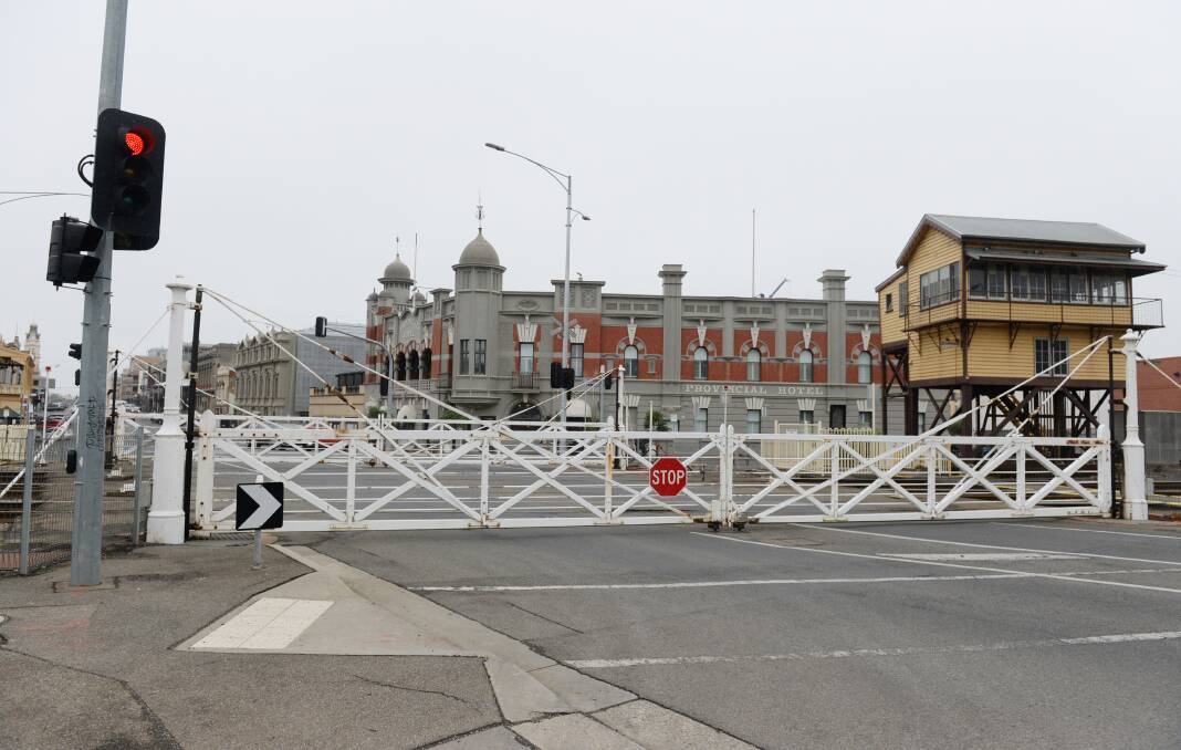 NOT ALONE: Cr Samantha McIntosh doesn't share the view that Ballarat's heritage railway gates on Lydiard Street should go.
