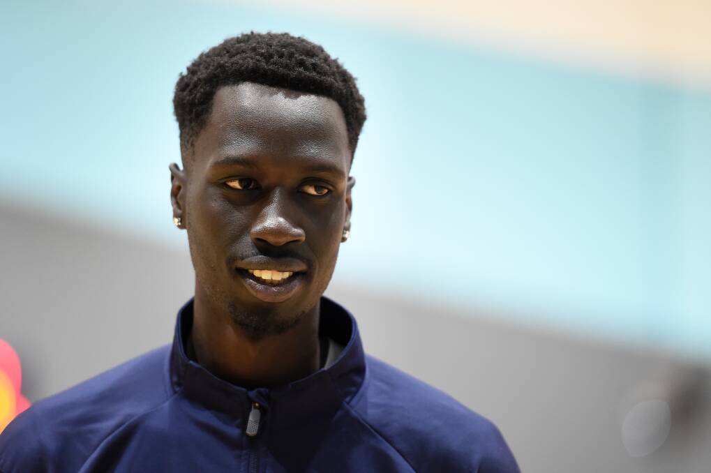 Deng Gak has joined the Miners for four weeks. Picture: Adam Trafford