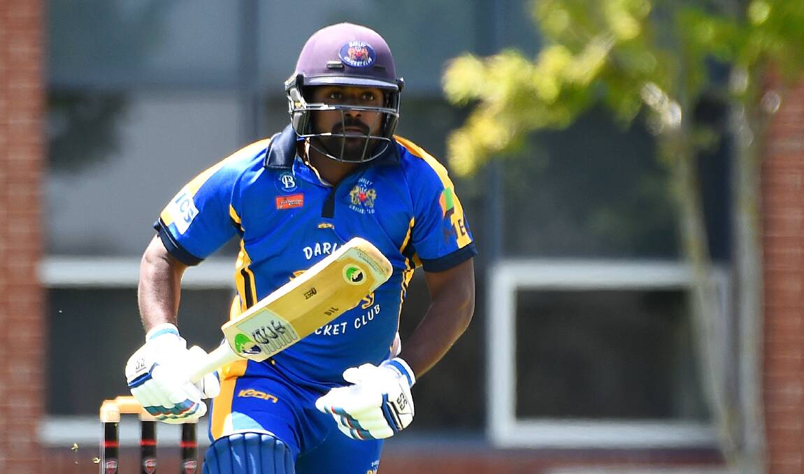 Darley's Dilan Chandima posted an unbeaten century to help his side beat Golden Point. Picture: Adam Trafford