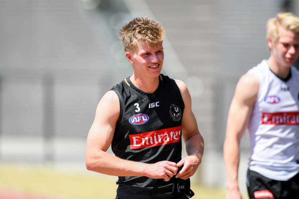 Jay Rantall, pictured during his Collingwood days, is on Port Adelaide's top-up list. Picture: Morgan Hancock
