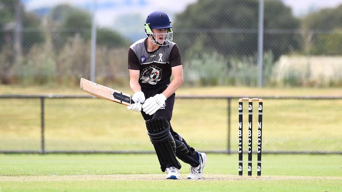 WAIT THERE: Paddy O'Brien in action for North Ballarat's firsts side earlier this season. Picture: Adam Trafford