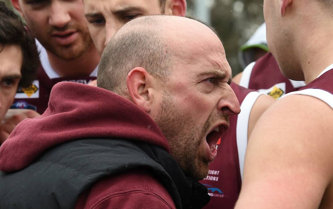 Melton coach Aaron Tymms is ready to return to the park. Picture: Lachlan Bence
