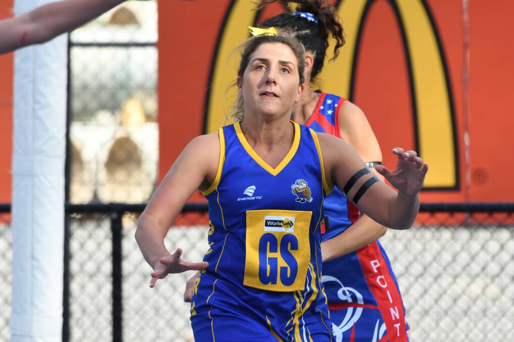 Georgia Cann in action against East Point last season. Picture: Kate Healy