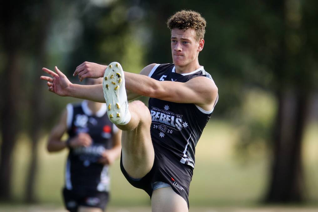 GWV Rebel Joshua Rentsch starred in his first game for Lake Wendouree. Picture: Morgan Hancock