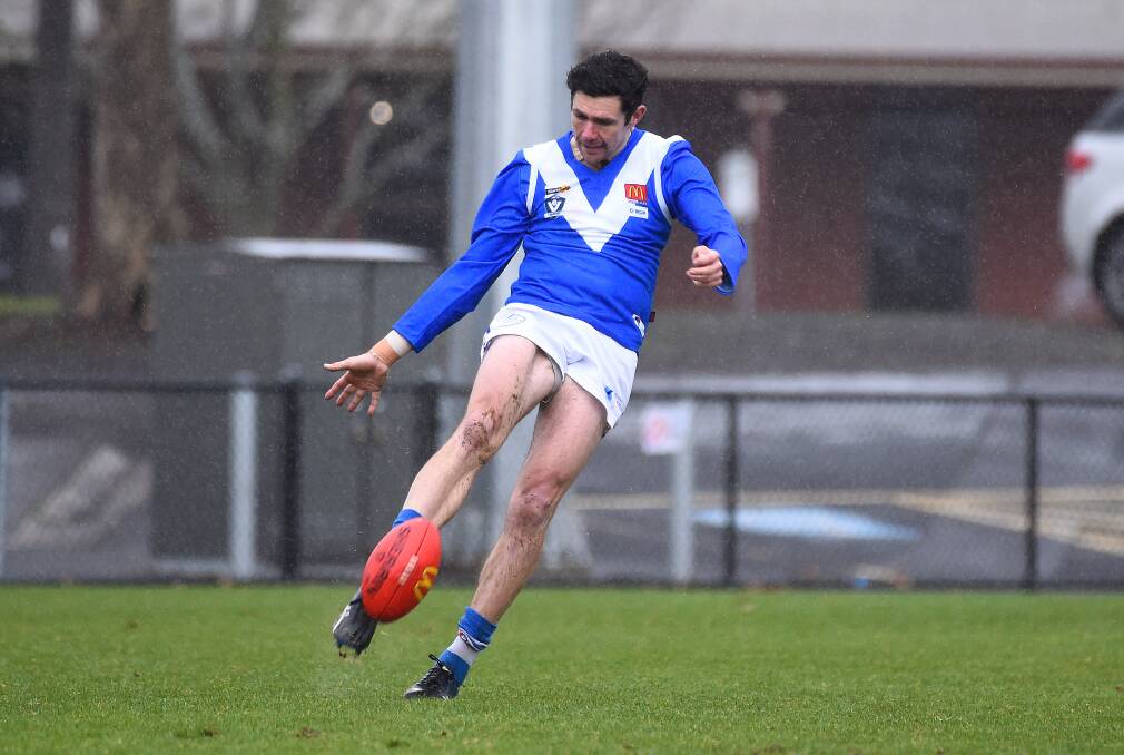Leigh Brennan kicked two goals in the Lions' win. Picture: Adam Trafford