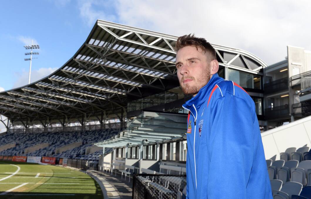 Jordan Roughead, pictured on a visit back to Mars Stadium, has retired from the AFL. Picture: Kate Healy