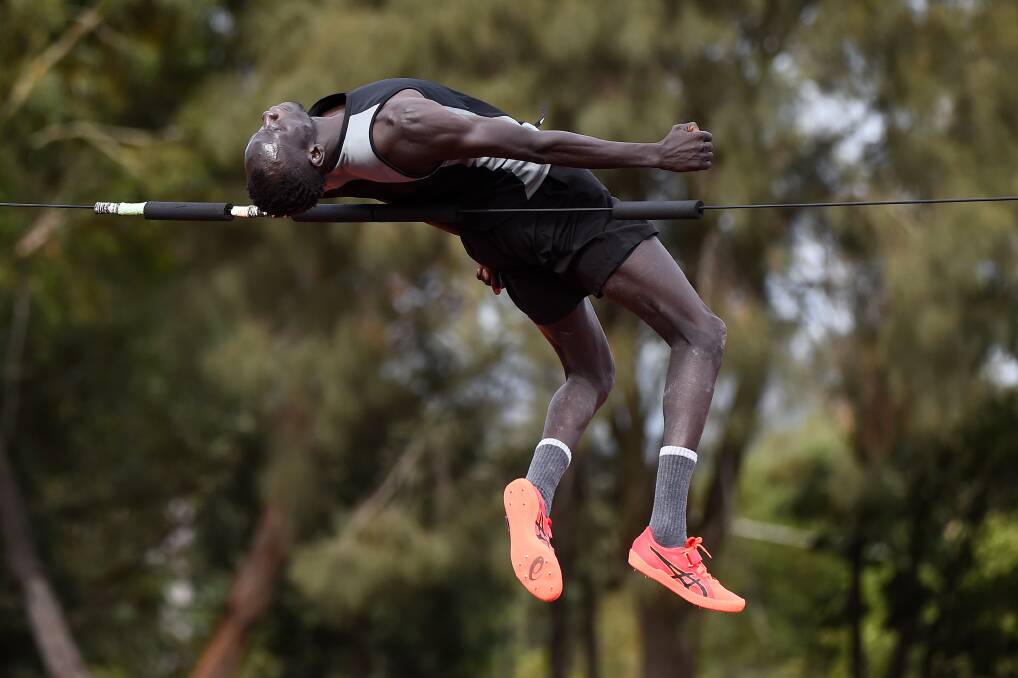 High jumper Yual Reath won gold at last month's national championships. Picture: Adam Trafford