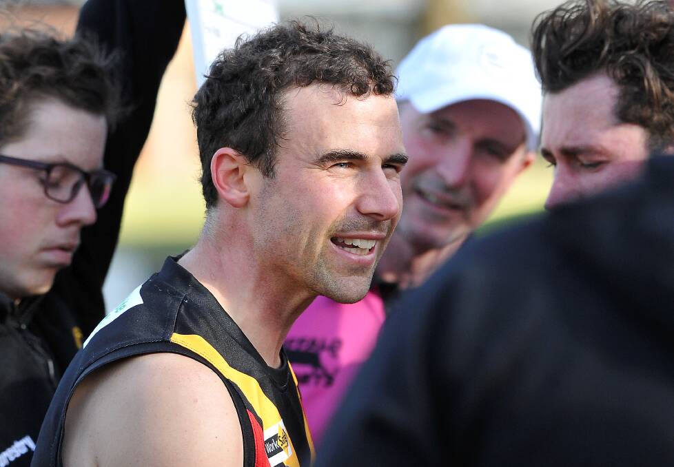 Tom German will stay on as Bacchus Marsh coach for another season. Picture: Lachlan Bence