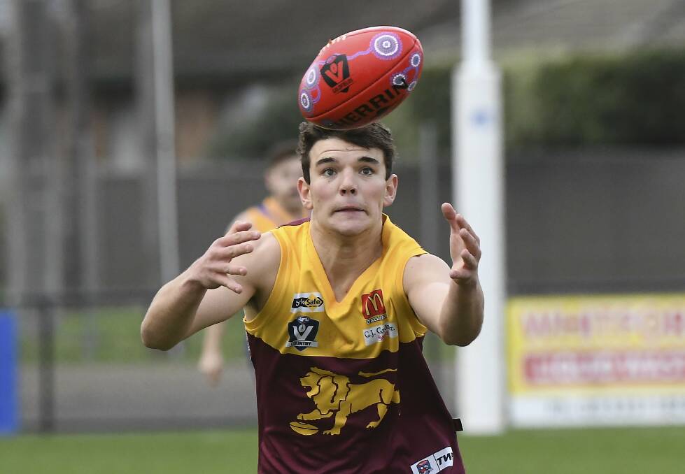 Will Madden keeps his eye on the ball. Picture: Lachlan Bence