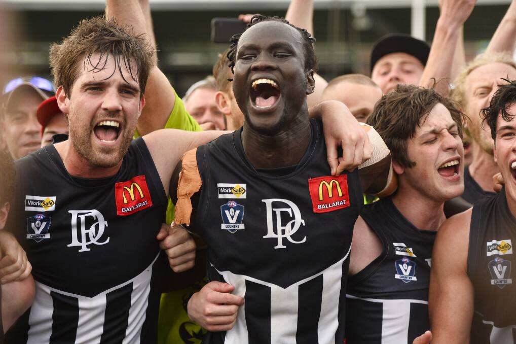 Darley sings the song after its 2017 premiership.