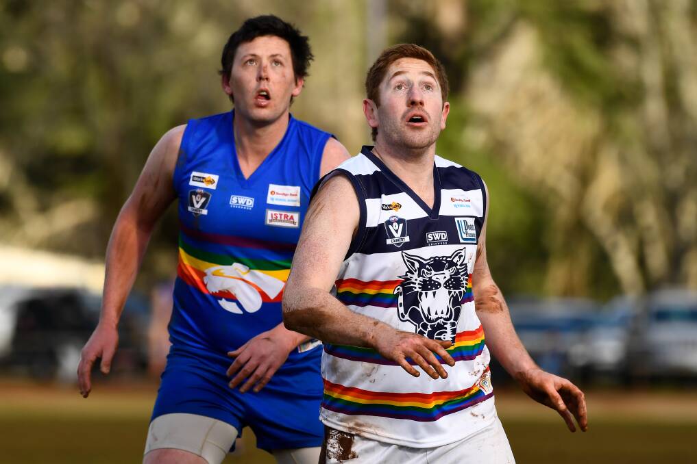 Daylesford and Newlyn in action during the 2019 Pride Cup fixture. Picture: Adam Trafford