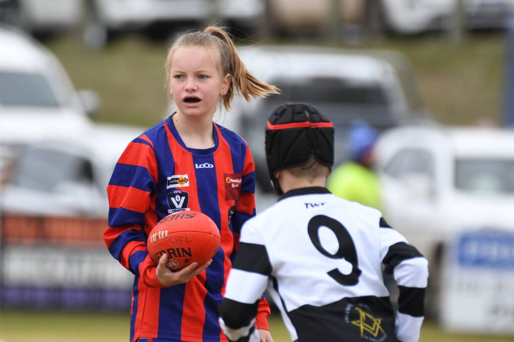Ella Malone in action during last month's CHFL lightning premiership. Picture: Kate Healy