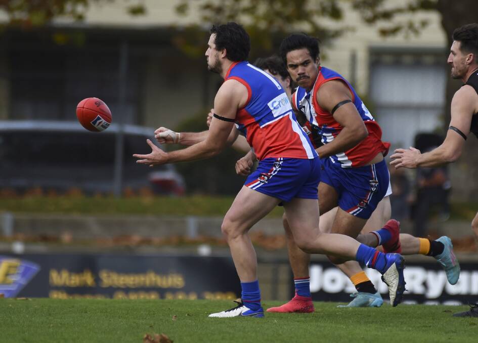 Jackson Merrett in action for the Roos. Picture: Lachlan Bence