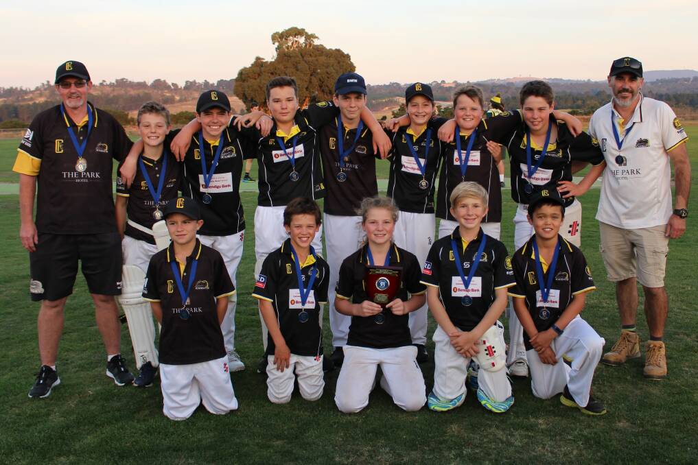 WINNERS ARE GRINNERS: Creswick Imperials toast their Under 13 Spratling success. Picture: Supplied