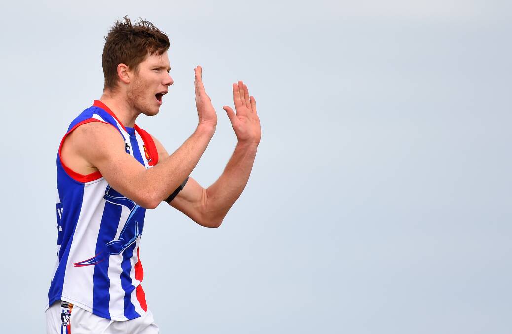 Joel Ottavi kicked 17 goals for East Point at the weekend. Picture: Adam Trafford