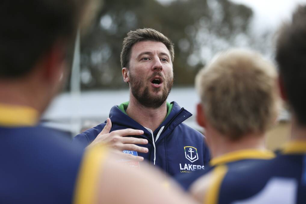 Lake Wendouree coach Jack Fitzpatrick will have a handy inclusion at his disposal this weekend. Picture: Luke Hemer