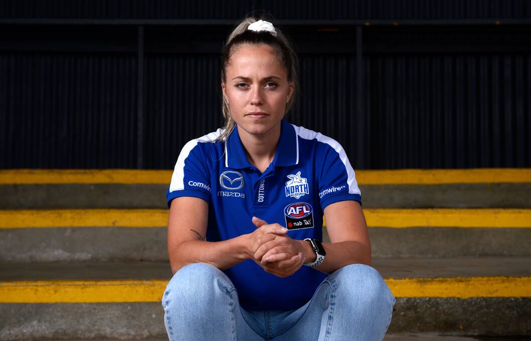 READY TO GO: Kaitlyn Ashmore is primed for North
Melbourne's AFLW final. Picture: Adam Trafford