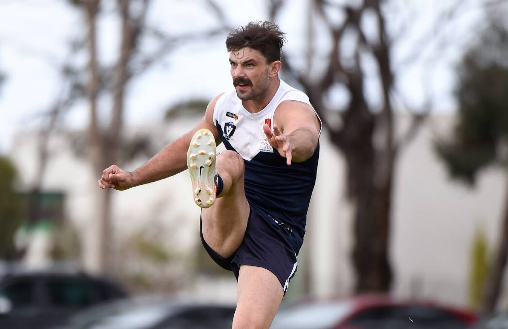 Dylan Conway kicked four goals for Melton South. Picture: Adam Trafford