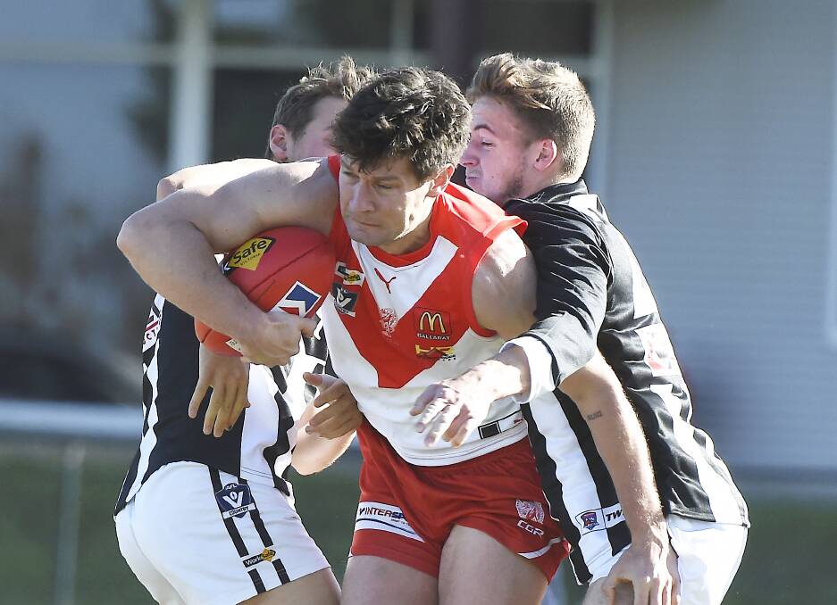 Ballarat's Jake Dunne in action against Darley last season. Picture: Lachlan Bence