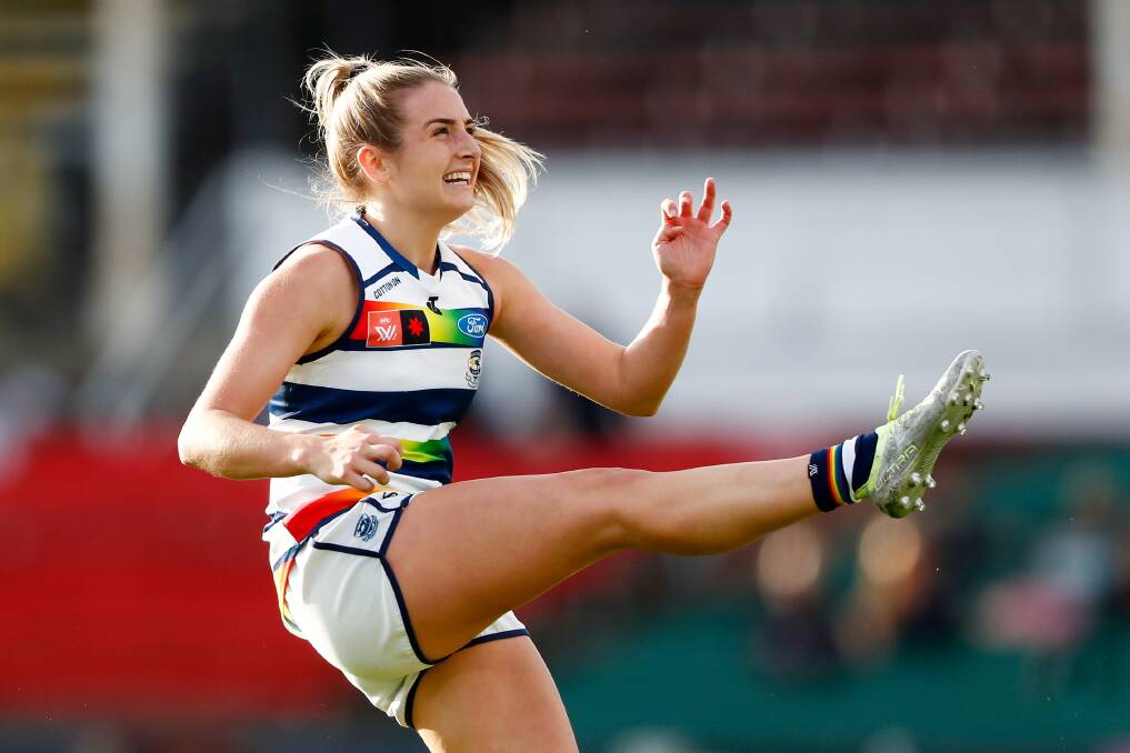 Amy McDonald has been named in the AFLW All-Australian team for the first time. Picture by Getty Images.