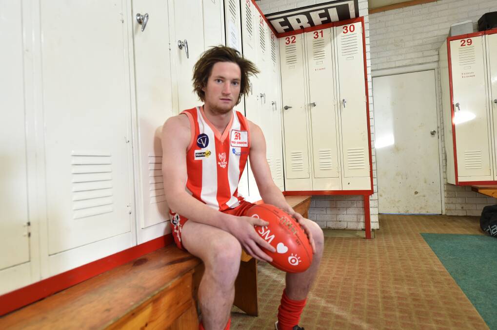 Cassidy during his Ballarat Swans days, before the 2014 grand final. Picture: Adam Trafford