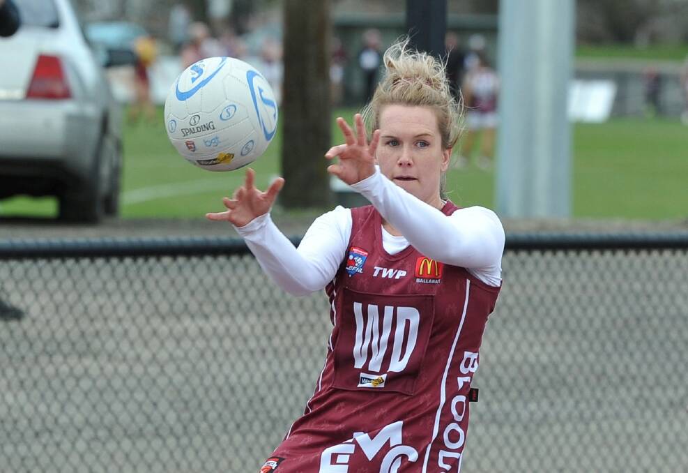 Jessica Bartlett moves the ball on during the 2019 season. Picture: Lachlan Bence