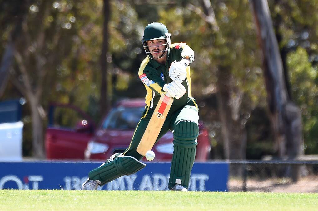 Zac Jenkins gets forward to defend. Picture: Adam Trafford