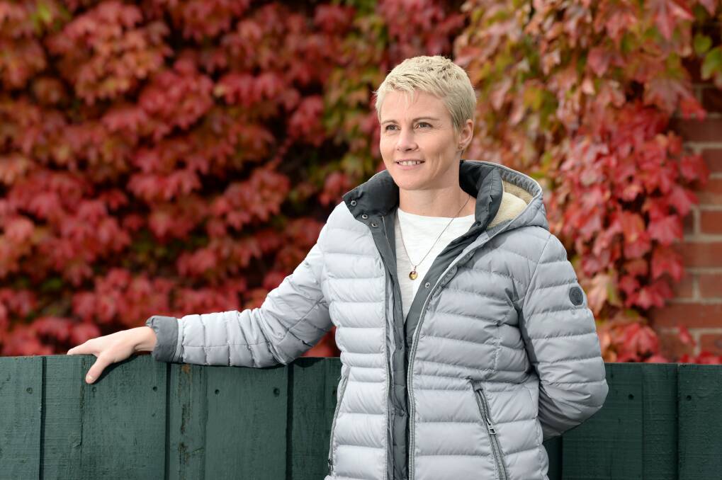 Kathryn Mitchell, pictured on a trip back home to Ballarat, has had a tumultous year. Picture: Kate Healy