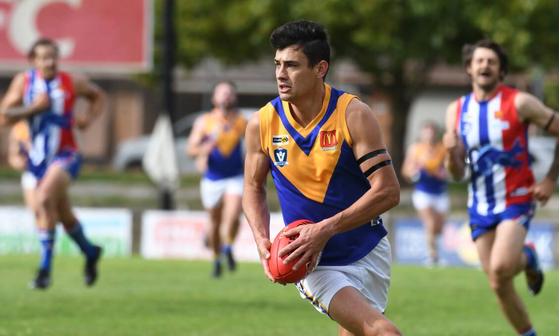 James Keeble is one of many Sebastopol stars to have struggled with injuries this season. Picture: Kate Healy