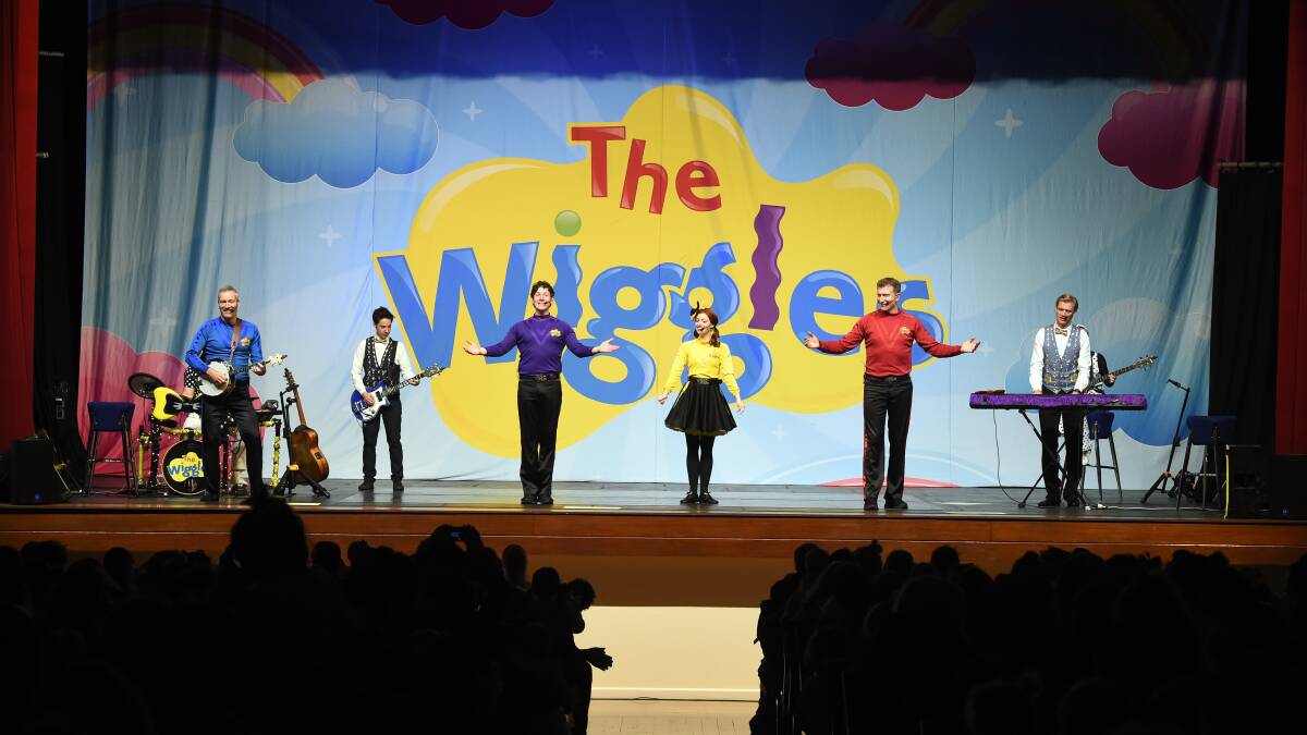 ON STAGE: The Wiggles and friends were a big hit in Ballarat, where they played three shows. Photo: Kate Healy