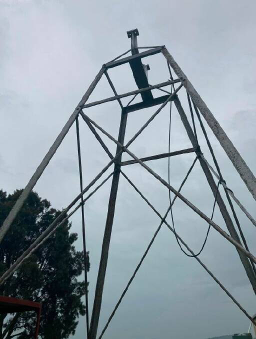 Thieves used rope to remove the Newlyn Primary School bell from its bell tower