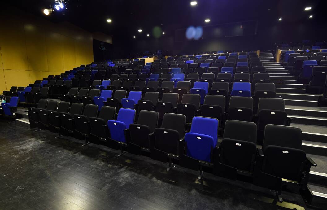 SEATING: The new auditorium at Mount Rowan Secondary College seats about 320 in the audience. Picture: Adam Trafford