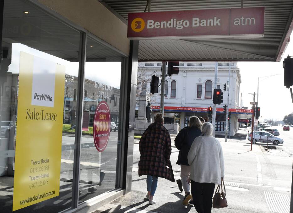 MOVING: Bendigo Bank on Sturt Street is on the move to another CBD location. Picture: Lachlan Bence