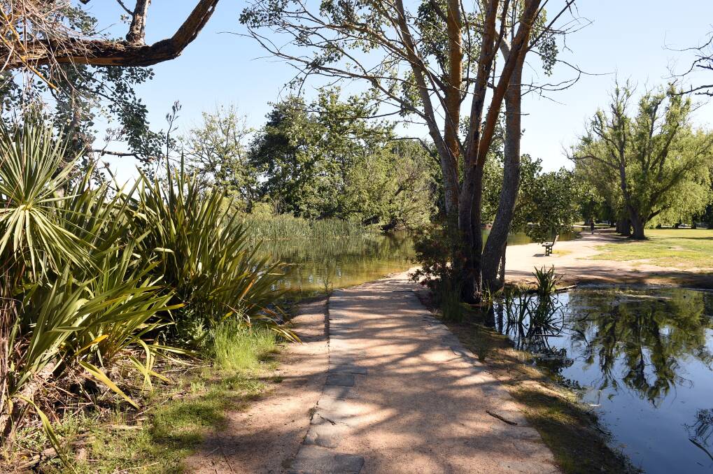 GROUND ZERO: The area in Fairyland by Lake Wendouree where Gracie encountered a tiger snake.