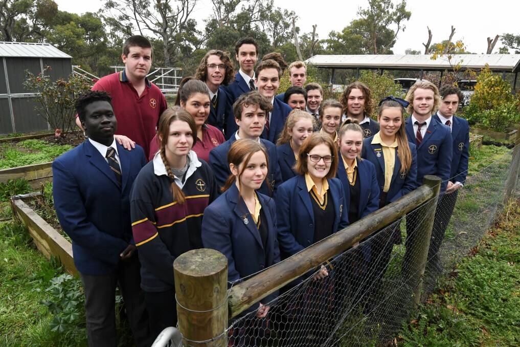 HELPING: More than 30 Damascus College students will travel to Cobden this week to work with Blaze Aide to help rebuild fences for farmers recovering from the St Patrick's Day fires. Picture: Lachlan Bence