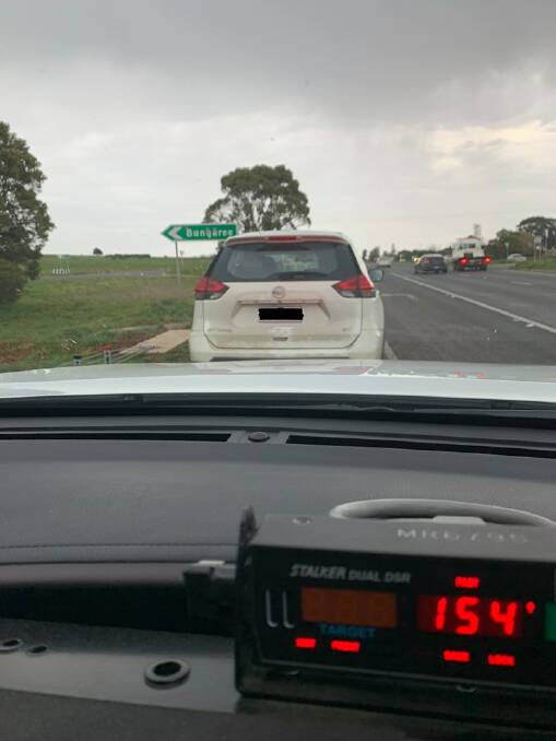 Driver clocked at 154kmh on Western Freeway