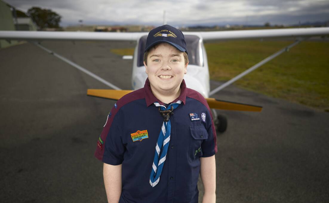 CAN'T WAIT: Corey Loader will be part of a 25 person team to build a BushCat ultralight aircraft in a week at AirVenture Australia.
