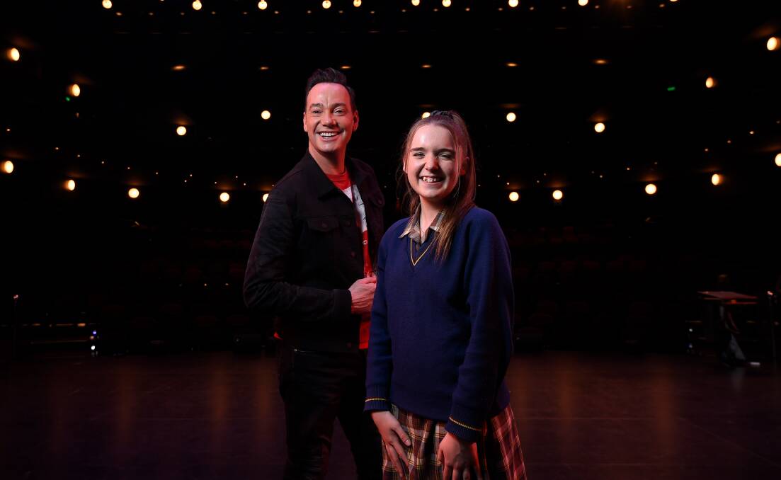 SPOTLIGHT: Craig Revel Horwood and Daisy Rogers at WCPA. Picture: Adam Trafford