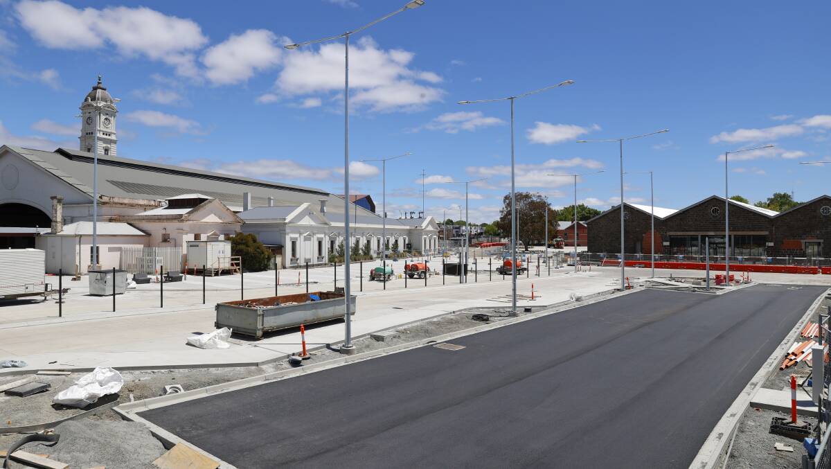 TRAVEL: The new bus interchange at Ballarat Station will open next month. Picture: Luke Hemer