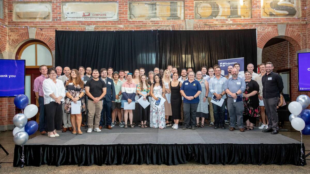 Federation TAFE Awards for Excellence nominees and winners at the Mining Exchange Picture supplied