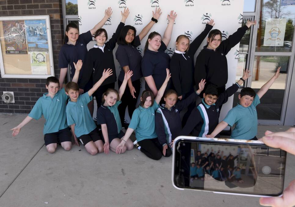 DEDICATION: Students from Yuille Park rehearsed throughout lockdown and filmed their performances at home for the Victorian State Schools Spectacular. Picture: Lachlan Bence