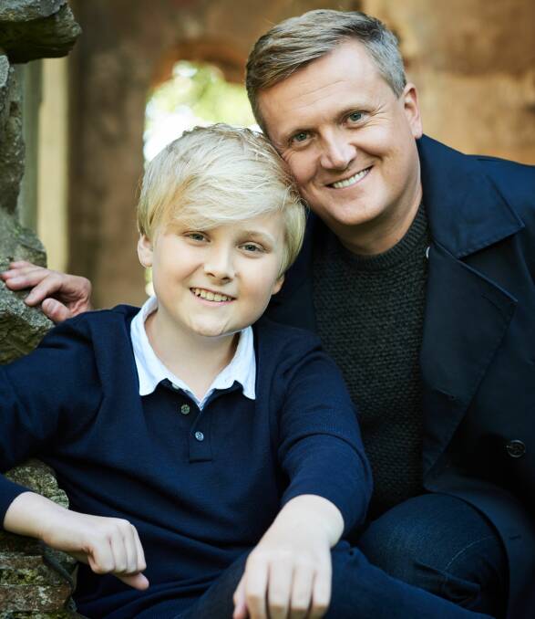 TOUR: Aled Jones will perform with son Lucas during a regional tour of Australia, including a date at St Patrick's Cathedral Ballarat on October 5. Picture: supplied