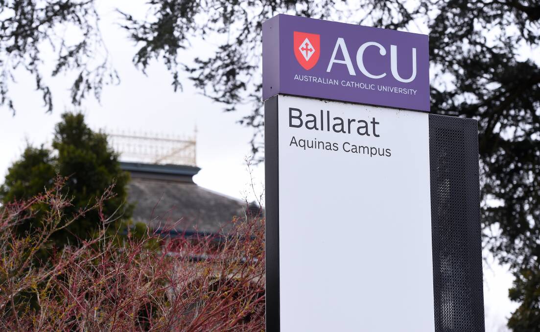 ACU Ballarat is likely to receive some of the newly-funded extra university places in areas of skills shortage. File picture