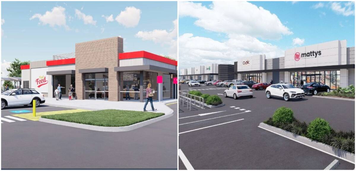 Concept plans released in 2022 for the second stage of Delacombe Town Centre on the Glenelg Highway.